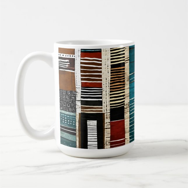 Caneca De Café Ilha Caribe Africana de Luxo sofisticada (Esquerda)