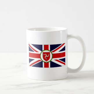 Caneca De Café Ilha da bandeira do tenente governador do homem