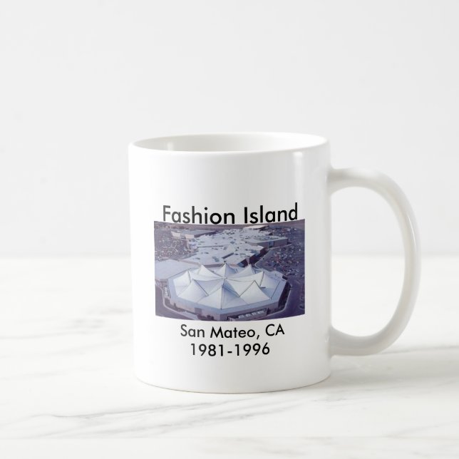 Caneca De Café Ilha da forma, San Mateo, CA 1981-1996 (Direita)