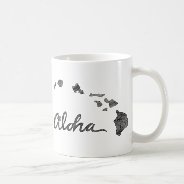 Caneca De Café Ilha de Aloha (Direita)