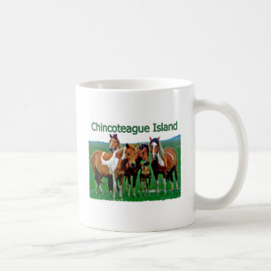 Caneca De Café Ilha de Chincoteague (pôneis)