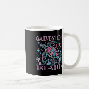 Caneca De Café Ilha de Galveston Tx Amante de Tartarugas Praia Co