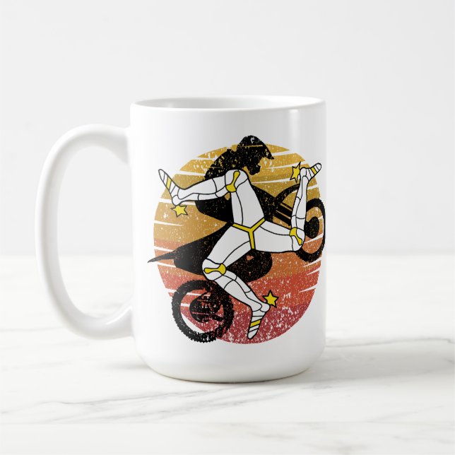 Caneca De Café Ilha de Man sport Motocross (Esquerda)