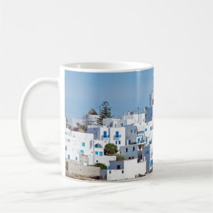 Caneca De Café Ilha de Paros com a aldeia de naoussa