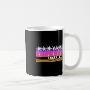 Caneca De Café Ilha de Praia ao Estilo Retro de Costa Rica Pôr do