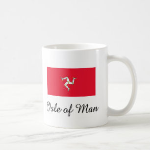 Caneca De Café Ilha do design da bandeira do homem