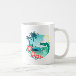 Caneca De Café Ilha Havaiana 2