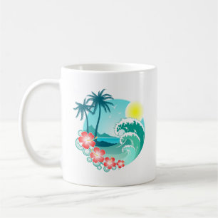 Caneca De Café Ilha Havaiana 3