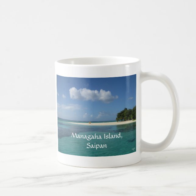 Caneca De Café Ilha Managaha, Saipan (Direita)