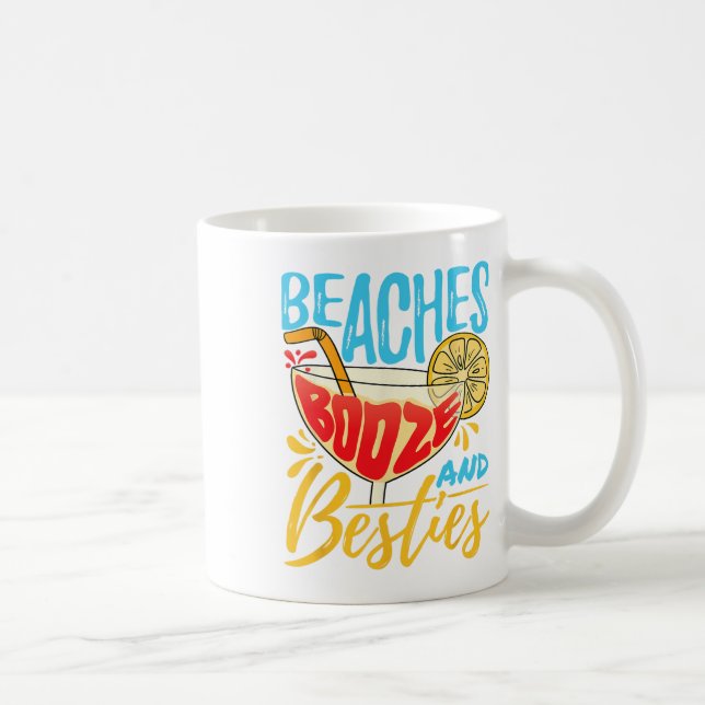 Caneca De Café Ilha Party Beach Bachelorette - Beaches Booze An (Direita)