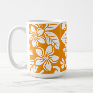 CANECA DE CAFÉ ILHA PLUMERIA (LARANJA)