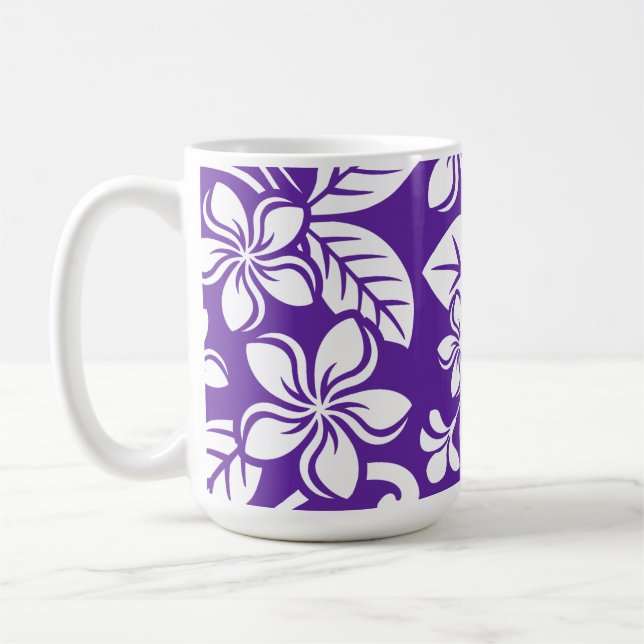 CANECA DE CAFÉ ILHA PLUMÉRIA (PURPLE) (Esquerda)