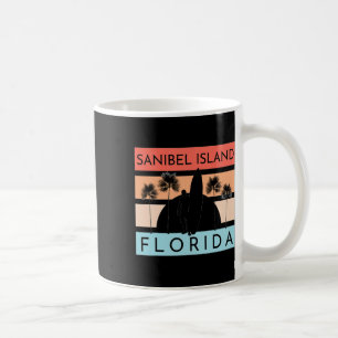 Caneca De Café Ilha Sanibel Flórida Praia Surfe Férias de Verão