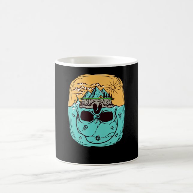 Caneca De Café Ilha Skull (Centro)