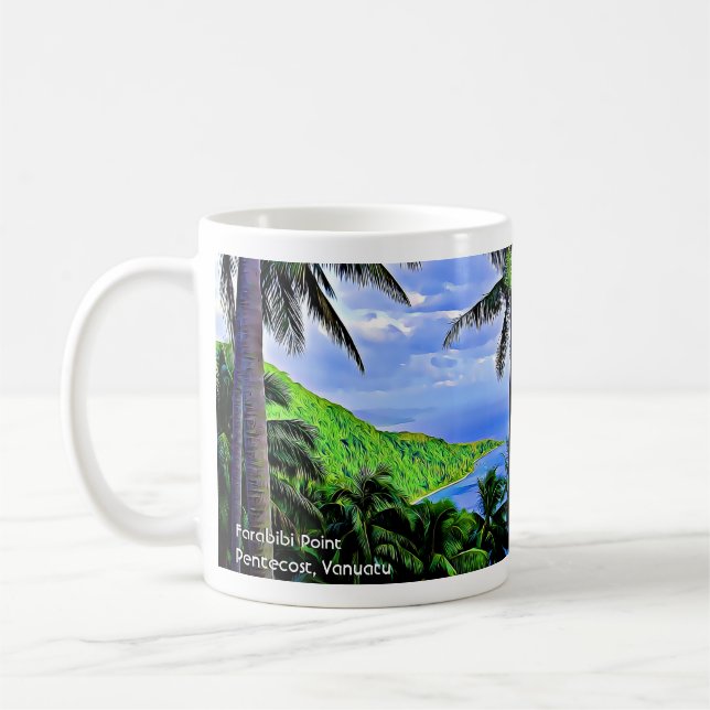 Caneca De Café Ilha Vanuatu (Esquerda)