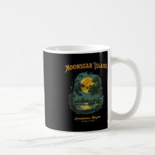 Caneca De Café Ilha Zombie do Halloween do Cartoon Retro