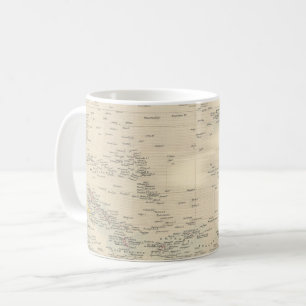 Caneca De Café Ilhas de Polinésia   no Oceano Pacífico