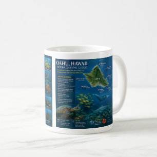 Caneca De Café Ilhas Havaí e Tartaruga do Havaí