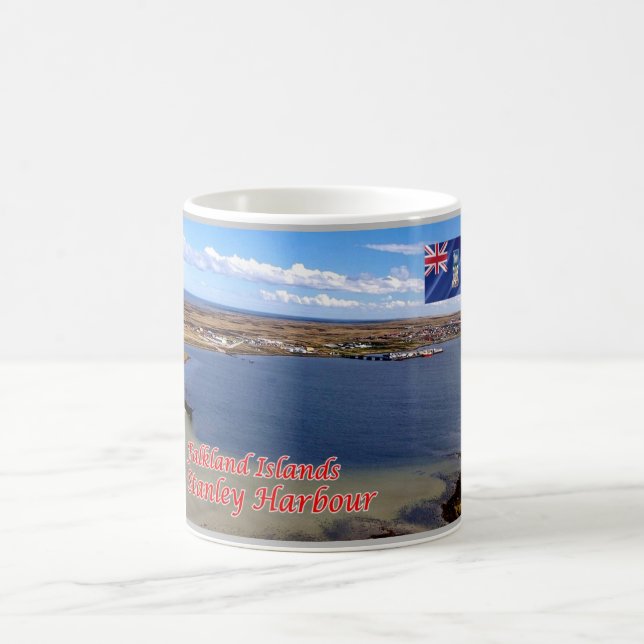 Caneca De Café Ilhas Malvinas - Stanley Harbour - (Centro)