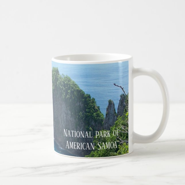 Caneca De Café Ilhas Samoa Pola Americanas, Ilha Tutuila (Direita)