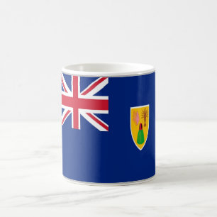 Caneca De Café Ilhas Turcas e Caicos - Bandeira -