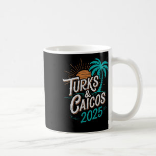 Caneca De Café Ilhas Turks Caicos 2025, Souvenirs de Vacation - U