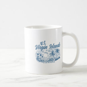 Caneca De Café Ilhas Virgens Americanas Orgulho Praia Férias Usvi