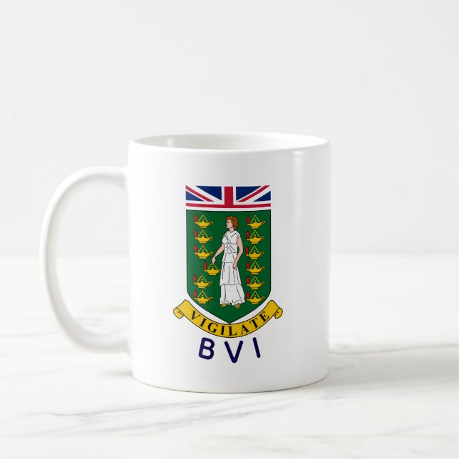 Caneca De Café Ilhas Virgens Britânicas (Esquerda)