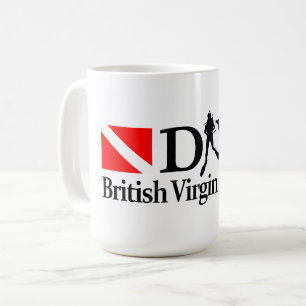 Caneca De Café Ilhas Virgens Britânicas DV4