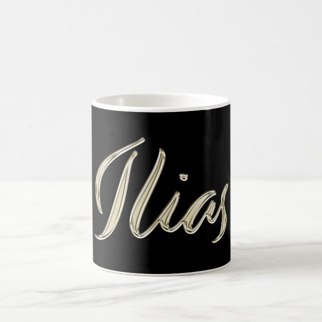 Caneca De Café Ilias Name whitegold Tasse Teetasse Kaffeetasse (Centro)