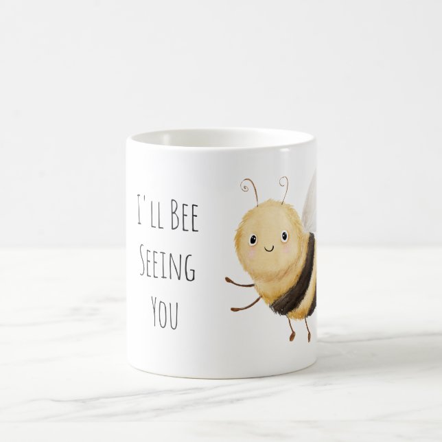 Caneca De Café I'll Bee Seeing You  (Centro)