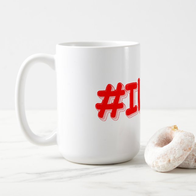 Caneca De Café "#Illinois " Design bonito. Comprar Agora (Com Donut)