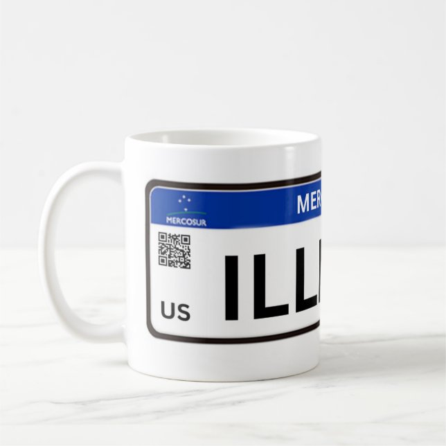 Caneca De Café Illinois Mercosur (Esquerda)