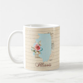 Caneca De Café Illinois State Mug - Perfeito para amantes de Mug