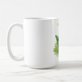 Caneca De Café Illustration of parrot cockatoo
