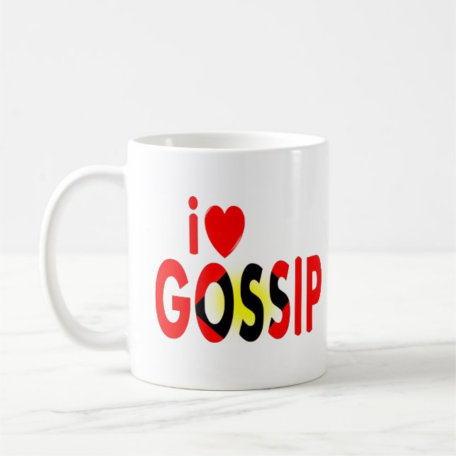 Caneca De Café ilove GOSSIP (Esquerda)
