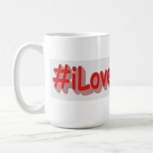 Caneca De Café "#iLoveArizona " Design bonito. Comprar Agora