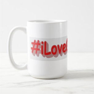 Caneca De Café "#iLoveGEORGIA " Design bonito. Compre agora