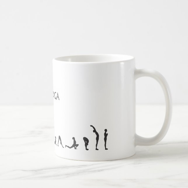 Caneca De Café iloveyoga da saudação (Direita)