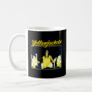 Caneca De Café Iluminação da Vela das Coletes Amarelos