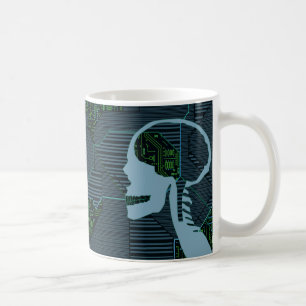 Caneca De Café iluminar a ogicskull