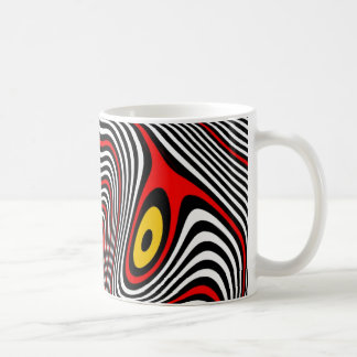 Caneca De Café Ilusão óptica da aura da enxaqueca