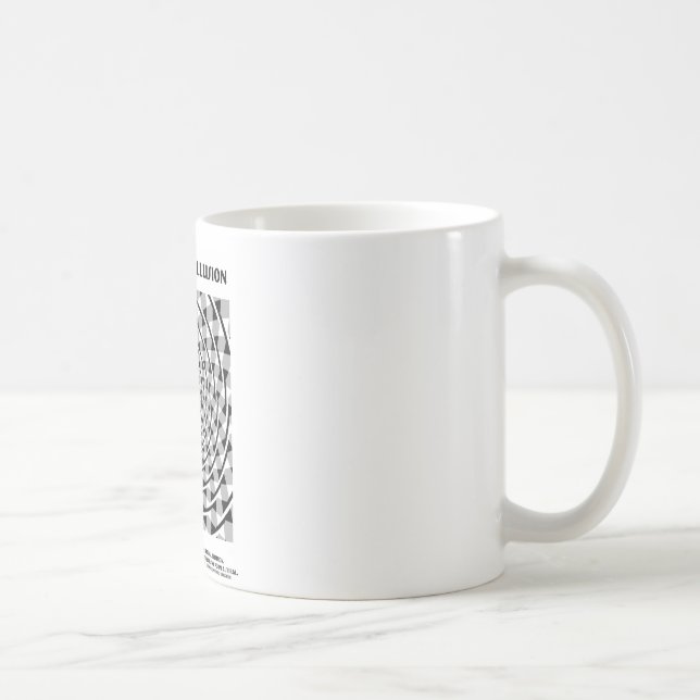 Caneca De Café Ilusão torcida do cabo (espiral falsa) (Direita)