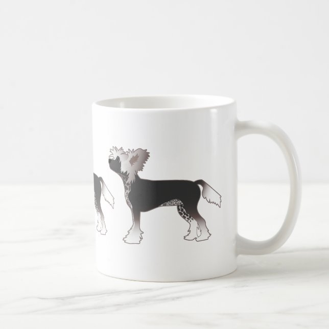 Caneca De Café Ilustração Básica do Cachorro de Brinquedo Pentead (Direita)