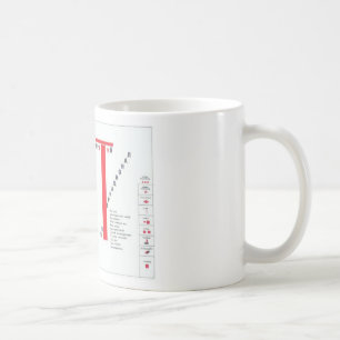 Caneca De Café Ilustração da arte do EL Lissitzky- a 'para o