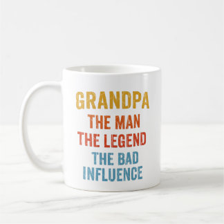 Caneca De Café Ilustração da Lenda do Avô com Má Influência