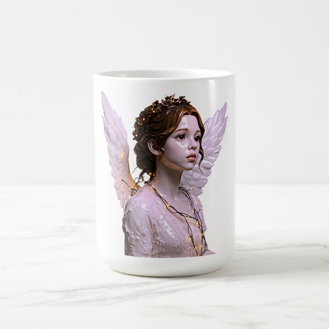Caneca De Café Ilustração da Mulher Celestial (Centro)