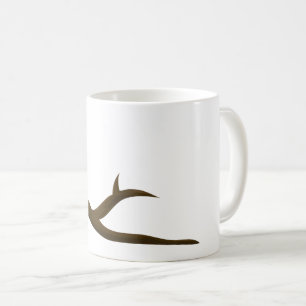 Caneca De Café Ilustração da Natureza do Ramo de Árvore
