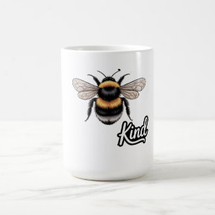 Caneca De Café Ilustração de Abelha Bumble Fofa e Simpática - Ins