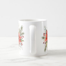 Caneca De Café Ilustração de Animais de Natal Fofos